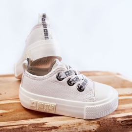 Deportivas Infantiles de Piel Big Star KK374058 Blanco 3