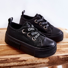 Deportivas Infantiles de Piel Big Star KK374059 Negro 3