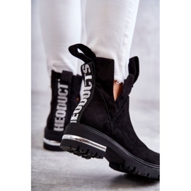 PS1 Botines negros de ante Elvera con recortes 2 PS1 Botines negros de ante Elvera con recortes 2