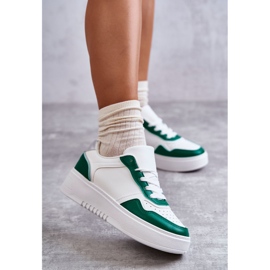 Zapatillas Deportivas Bajas De Mujer En La Plataforma Blancas Y Verdes Kyllie blanco 1 Zapatillas Deportivas Bajas De Mujer En La Plataforma Blancas Y Verdes Kyllie blanco 1