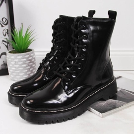 Botas lacadas cálidas Vinceza W JAN55A negro 3