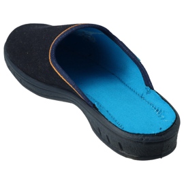 Pantuflas infantiles befado de colores con bordado 707Y420 azul marino 2