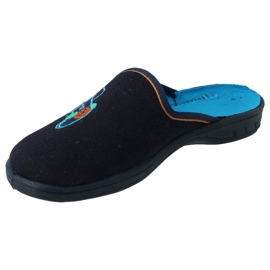 Pantuflas infantiles befado de colores con bordado 707Y420 azul marino 3