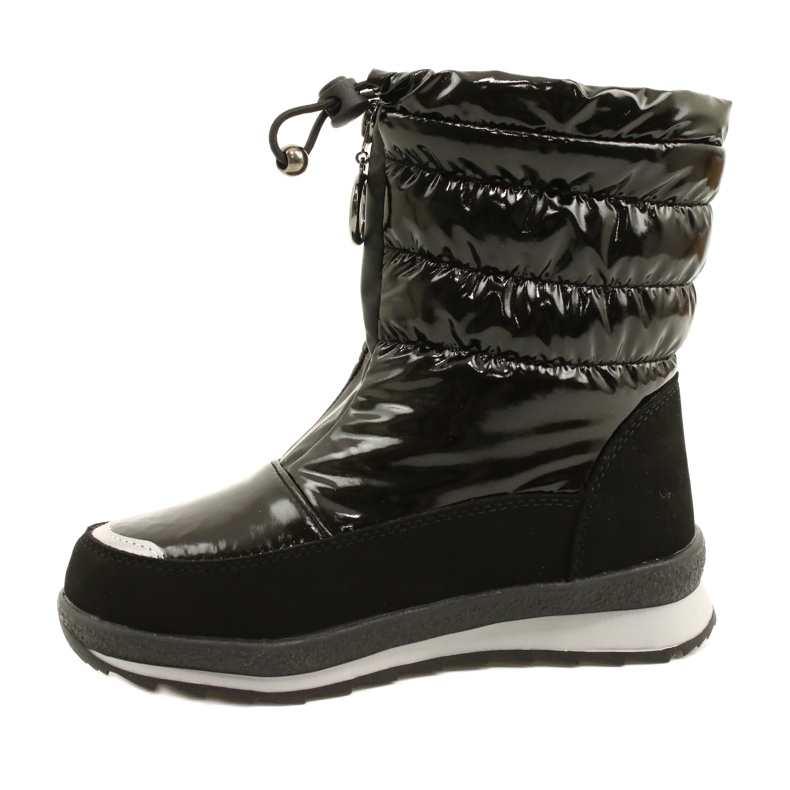 Botas de nieve para niños Miss Evento 21DZ23-4324 Negro 8