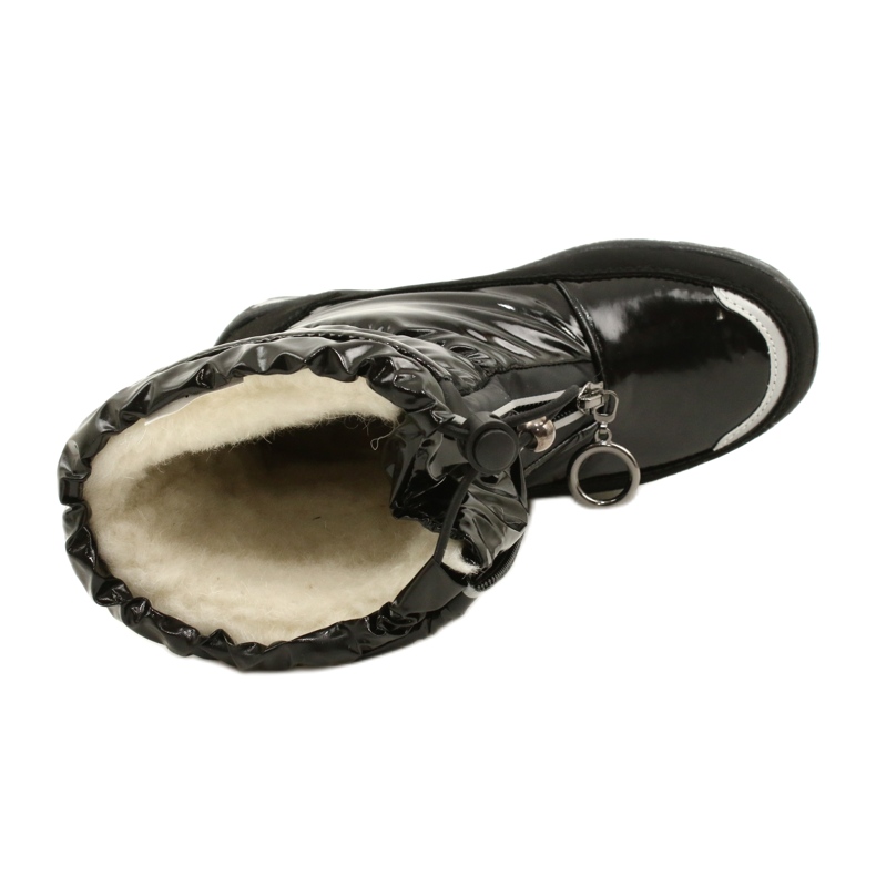 Botas de nieve para niños Miss Evento 21DZ23-4324 Negro 10