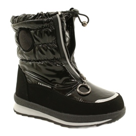 Botas de nieve para niños Miss Evento 21DZ23-4324 Negro 9