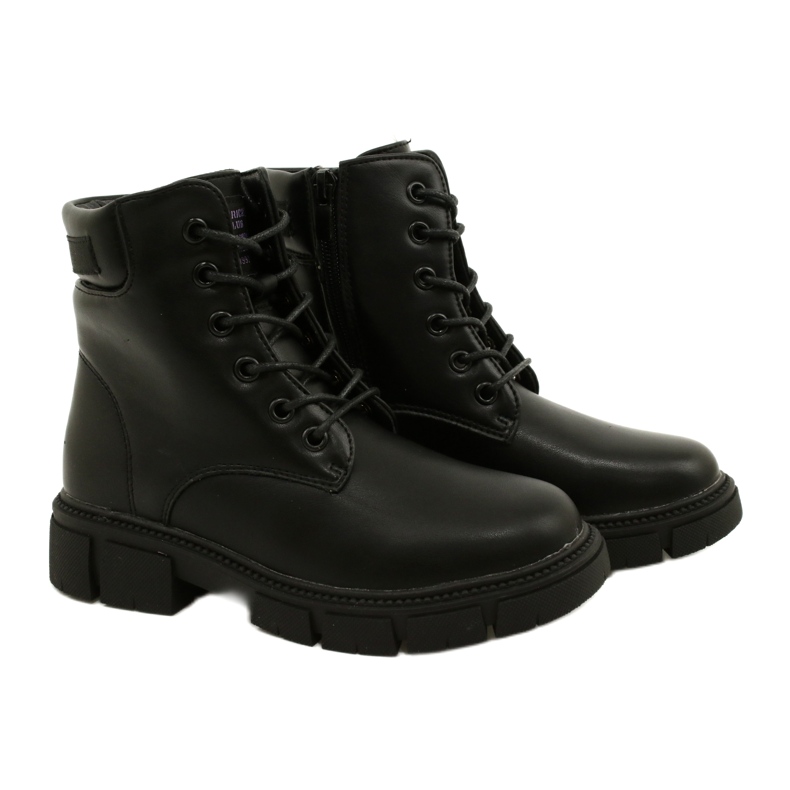 American Club Botas cálidas para trabajadores de American High negro 4