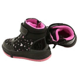 American Club Botas Americanas Botas cálidas XD66 Negras negro rosa 6