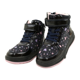 American Club Botas Americanas Botas cálidas XD66 Azul marino rosado 2 American Club Botas Americanas Botas cálidas XD66 Azul marino rosado 2