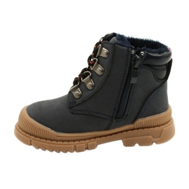 Boys 'Trappers con Fur News 22DZ23-5256 Navy Blue azul 1