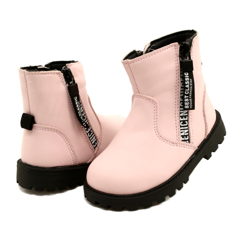 Botas Rosas Para Niña Miss 22DZ23-5268 rosado 3