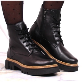 Botas de piel mujer Dolce Pietro negras negro 7