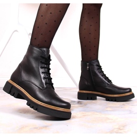 Botas de piel mujer Dolce Pietro negras negro 6