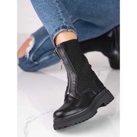 Shelovet bolsos de mujer negros con cremallera. 2