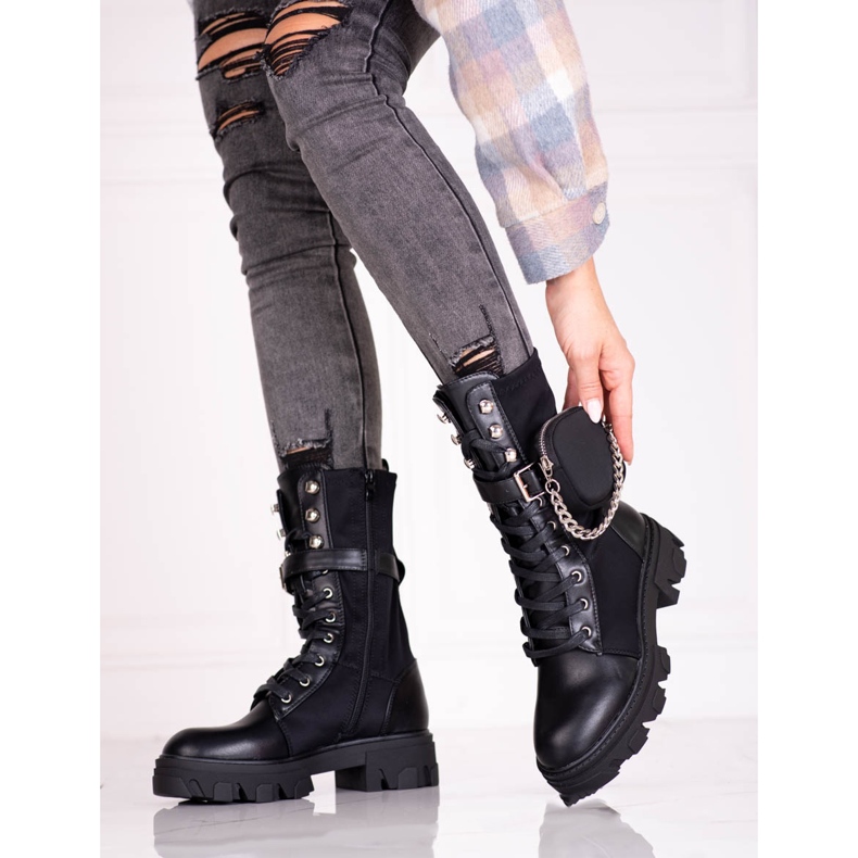 Bolsos negros de mujer con bolso Shelovet 1