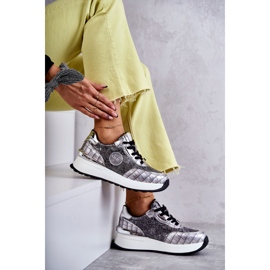 Deportivas Mujer Con Cuña GOE KK2N4083 Plata 6