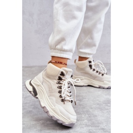 Zapatillas Deportivas Altas Mujer GOE KK2N4097 Beige claro 4