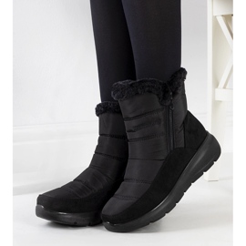 Botas de nieve acolchadas Azmarin negras negro 1 Botas de nieve acolchadas Azmarin negras negro 1