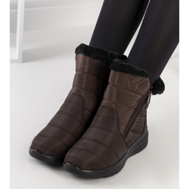 Botas acolchadas marrones de Blibrey marrón 2