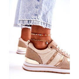 PG1 Deportivas Clásicas De Mujer Con Cordones Beige Elenes 2 PG1 Deportivas Clásicas De Mujer Con Cordones Beige Elenes 2