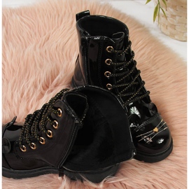 Botas aislantes con orejas Miss❤E negras para niña negro 4