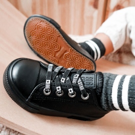 Deportivas Infantiles de Piel Big Star KK374061 Negro 9