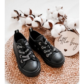 Deportivas Infantiles de Piel Big Star KK374061 Negro 2