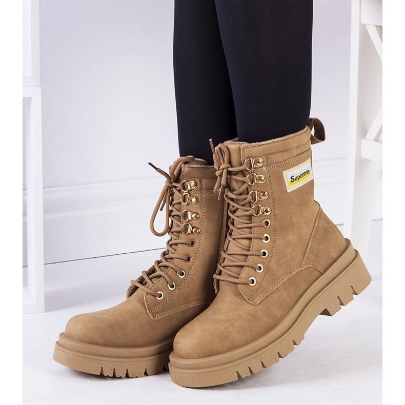 Botas Cofer beige mate 1