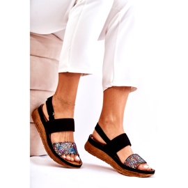 Sandalias de Mujer en Piel Maciejka 04142-20 Negro multicolor 2