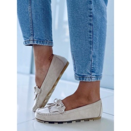 BM Mocasines Mujer Stacie Beige 5