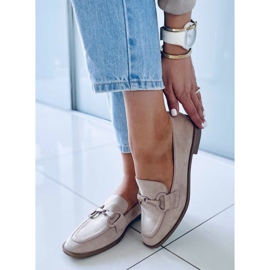 Mocasines mujer Isidora Caqui beige 4