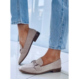 Mocasines mujer Isidora Caqui beige 3