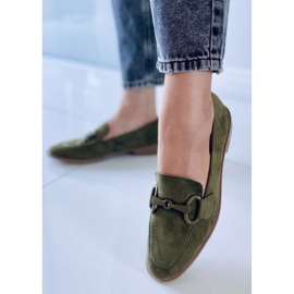 PA1 Mocasines mujer Isidora Verde 2