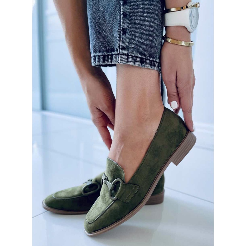 PA1 Mocasines mujer Isidora Verde 1