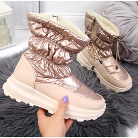 News Botas de nieve mujer dorado metalizado NOVEDADES 2