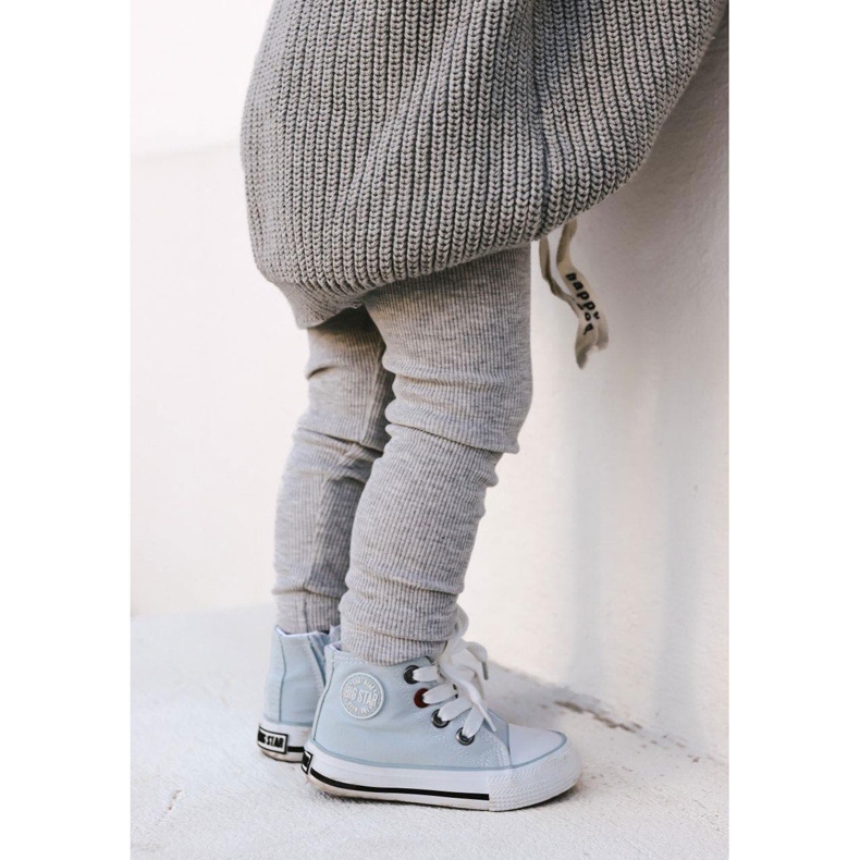 Deportivas Infantiles Altas Con Cremallera Big Star HH374088 Azul 1