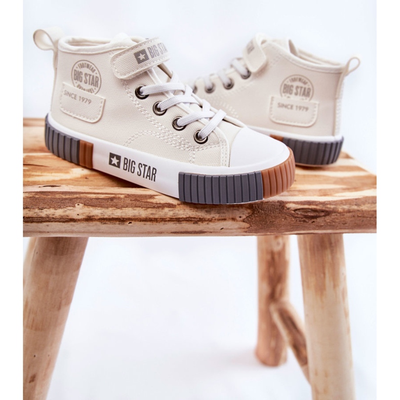 Zapatillas Altas Infantiles Big Star KK374015 Blanco 1