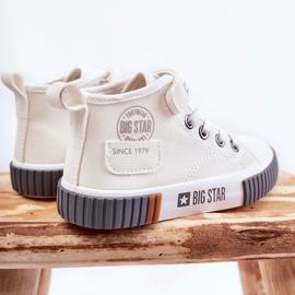 Zapatillas Altas Infantiles Big Star KK374015 Blanco 4