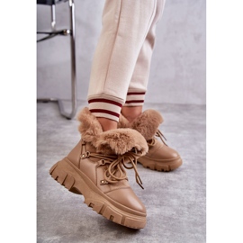 Botas Cálidas Charles beige oscuro 2