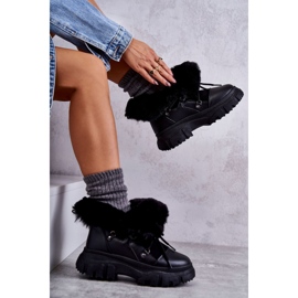 Black Charles Botas cálidas negras negro 5