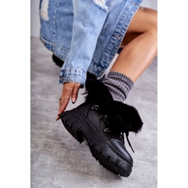 Black Charles Botas cálidas negras negro 6