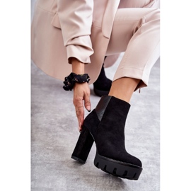 PG1 Botas Tacón Mujer Ante Negro Maricruz 6
