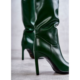 FB2 Botas Ecopiel En Verde Rissa 2