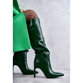 FB2 Botas Ecopiel En Verde Rissa 4