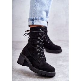 Botas Calientes De Mujer Con Tacones Altos Julieta Negro 1