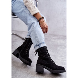 Botas Calientes De Mujer Con Tacones Altos Julieta Negro 5