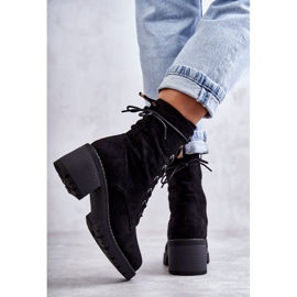Botas Calientes De Mujer Con Tacones Altos Julieta Negro 3
