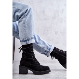 Botas Calientes De Mujer Con Tacones Altos Julieta Negro 7