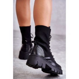 FS1 Botas Worker Mujer Con Calcetines Black Abigail negro 11