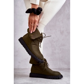 Botas de mujer material aislante Emelie Verde 2 Botas de mujer material aislante Emelie Verde 2